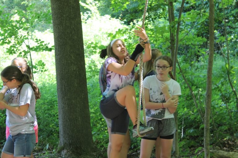 Getting on the ropes course
